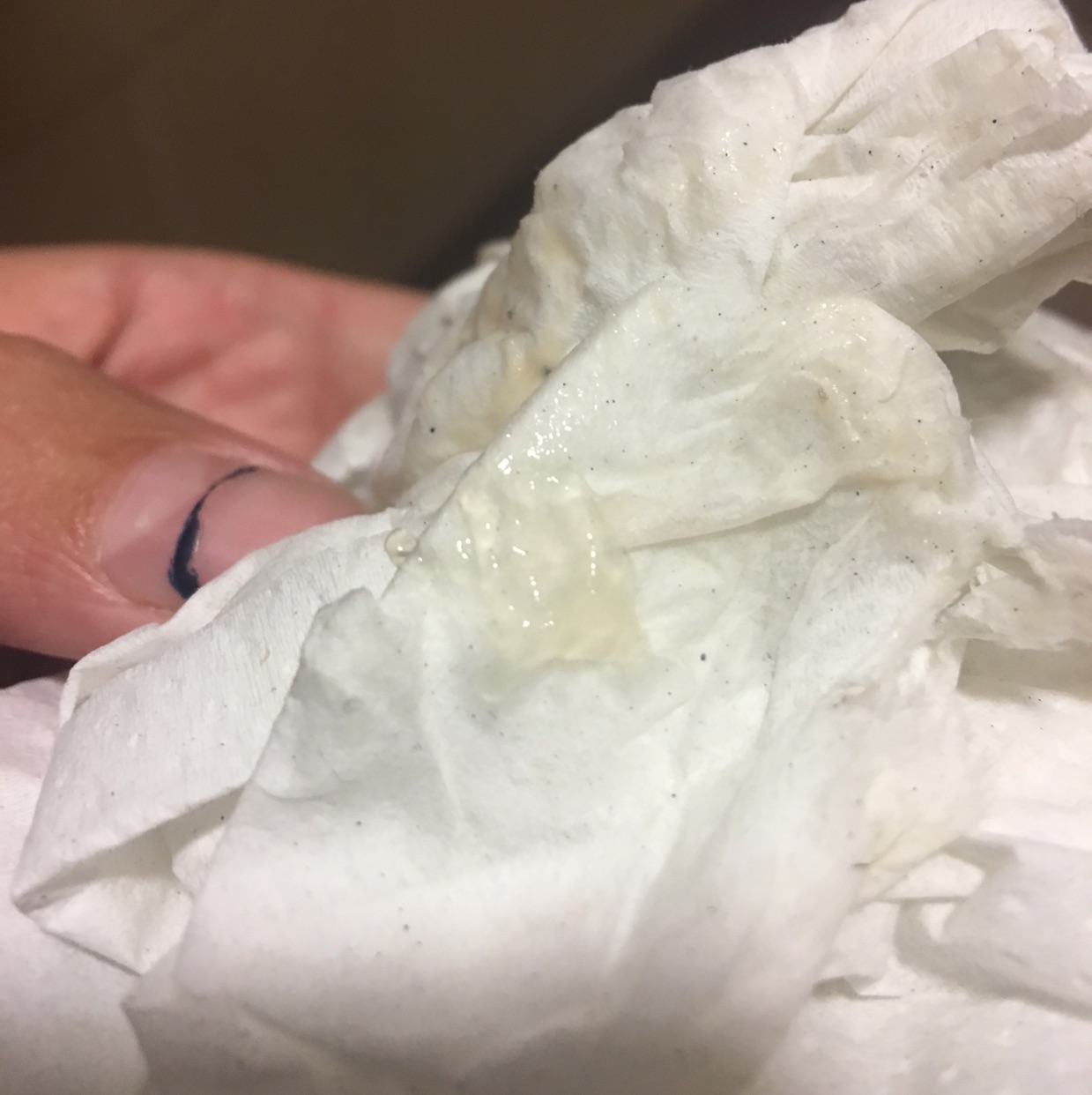 39w1d. What could this be? Curious if it's my mucus plug. Only 1 cm