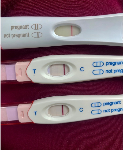 Faint positives or Evap lines?? Glow Community