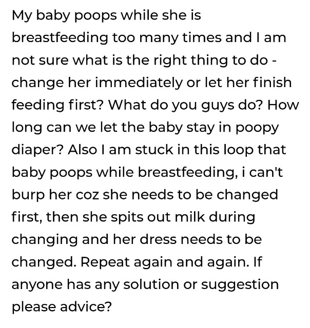 Baby poops "during" breastfeeding? Glow Community