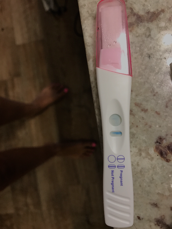 Faint pregnancy test Glow Community
