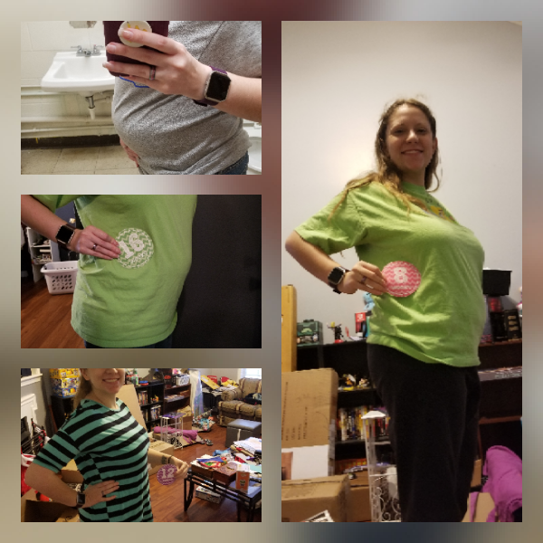 just comparing my bumps!! doesn't seem like I've gained a bump until I