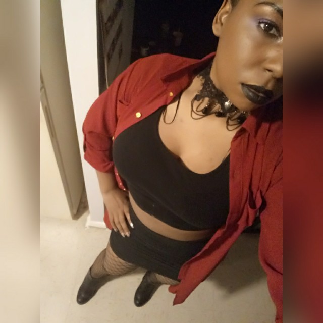 Had the goth attire yesterday for a in Northampton. Glow