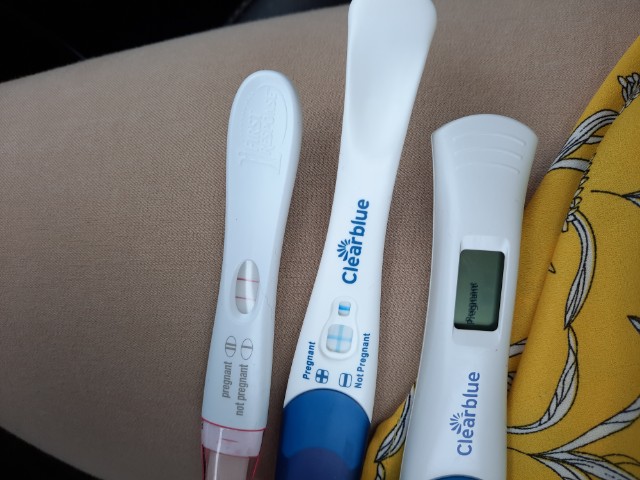 Positive vibes after a miscarriage in march here we are 4 weeks today 