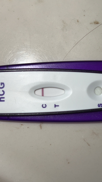 This was taken at 7 dpo in the 5 minute mark i swear i see a faint